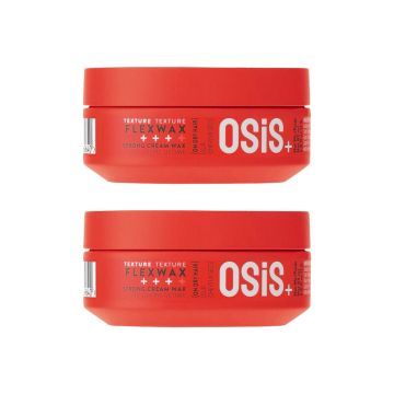 2x Schwarzkopf OSiS+ Flexwax Strong Cream Wax 85ml