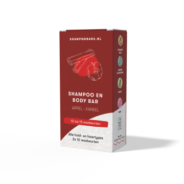 ShampooBars Mini Shampoo & Body Bar Appel Kaneel 20gr