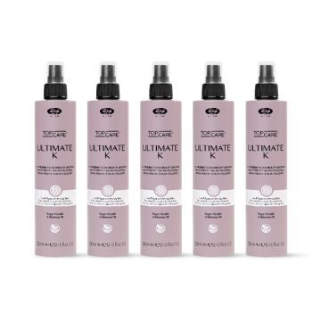 5x Lisap Top Care Ultimate K Revitalizing Protection & Styling Spray 250ml