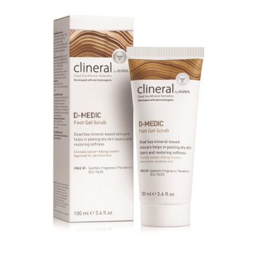 Ahava Clineral D-Medic Foot Gel-Scrub 100ml
