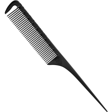 Curve-O Loves Color Tail Comb Super Fine Black
