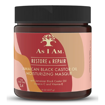 As I Am Restore & Repair Jamaican Black Castor Oil Moisturizing Masque 227gr