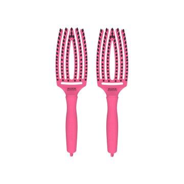 2x Olivia Garden Fingerbrush Combo Hot Pink Medium