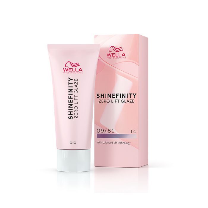 Wella ShineFinity Zero Lift Glaze 09/81 Platinum Opal 60ml main product photo