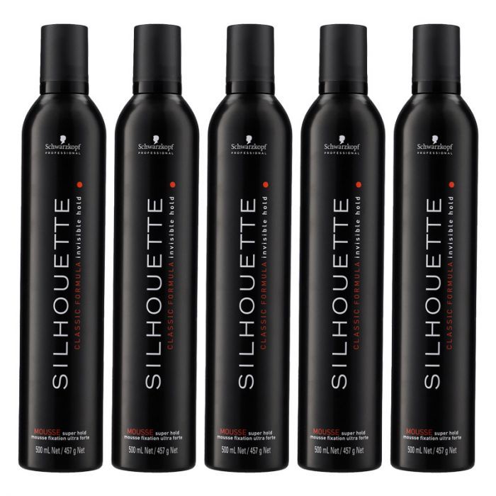 10x Schwarzkopf Silhouette Super Hold Mousse 500ml main product photo