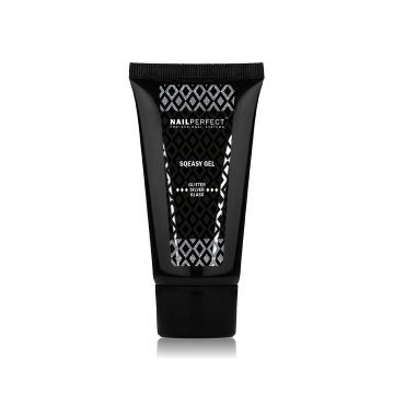 NailPerfect Sqeasy Gel Glitter Silver Glass 60gr