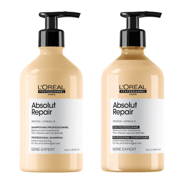 L'Oréal Serie Expert Absolut Repair Gold Shampoo 500ml + Conditioner 500ml