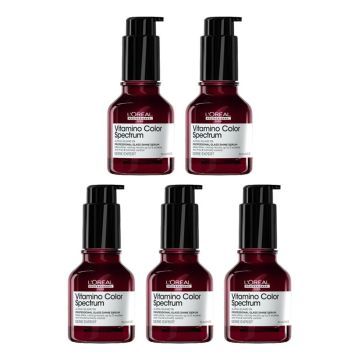 5x L'Oréal Vitamino Color Spectrum Glass Shine Serum 50ml