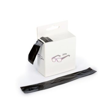 Haibu Essentials Brilbeschermers Zwart 200st