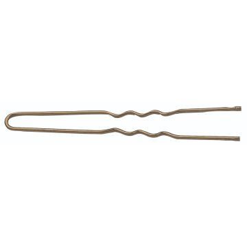 Original Best Buy Postichenaalden geribbeld Bruin 60mm-25st
