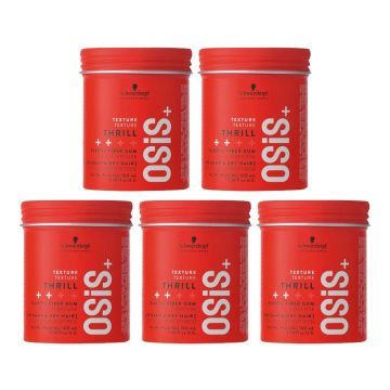 5x Schwarzkopf OSiS+ Thrill Elastic Fibre Gum 100ml