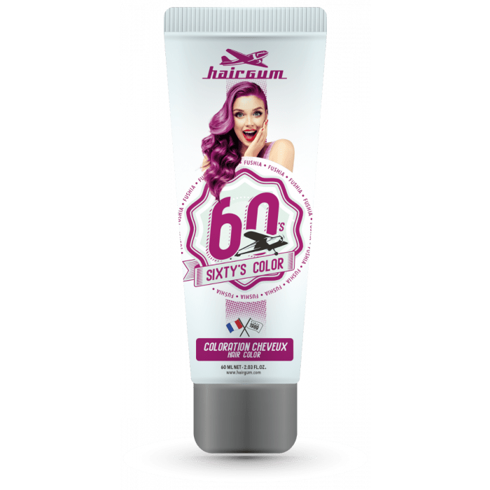 Hairgum Sixty's Color Fuchsia 60ml main product photo