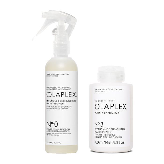 Beschadigd haar pakket Olaplex No.0 + 3 main product photo