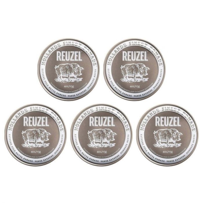 5x Reuzel Extreme Hold Matte Pomade 113gr main product photo