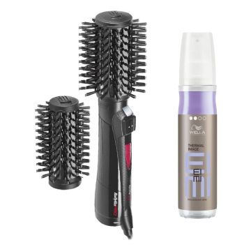 Babyliss PRO Roterende warme luchtborstel + Wella EIMI Thermal Image Heat Protection Spray 150ml