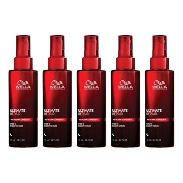 5x Wella Ultimate Repair Night Serum 95ml