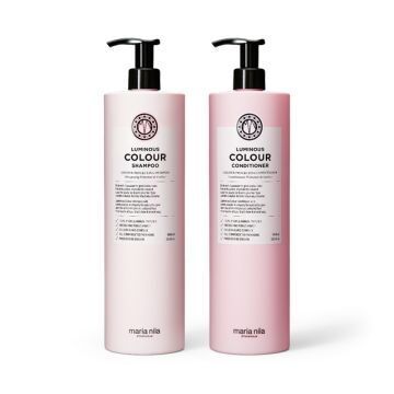Maria Nila Luminous Colour Shampoo 1000ml + Conditioner 1000ml