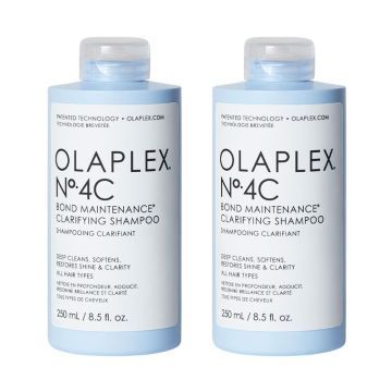 2x Olaplex No.4C Bond Maintenance Clarifying Shampoo 250ml