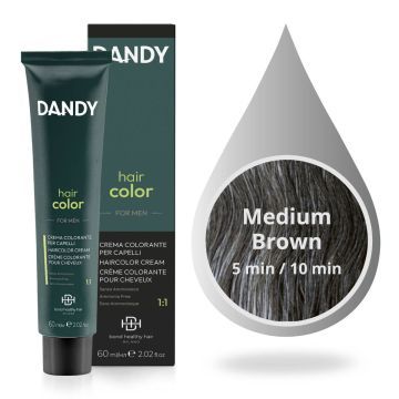 Dandy Hair Color 4 Midden Bruin 60ml