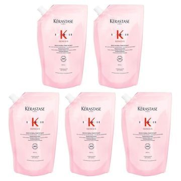 5x Kérastase Genesis Bain Hydra-Fortifiant Refill 500ml