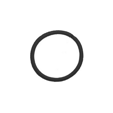 Efalock Elastiekjes Dik Zwart 10st