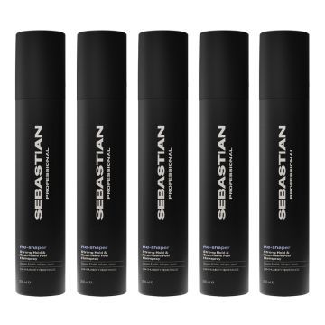10x Sebastian Re-shaper Strong Hold & Touchable Feel Hairspray 300ml
