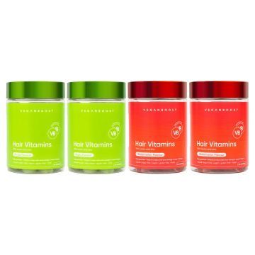 Veganboost Hairvitamin 2x Apple + 2x Watermelon