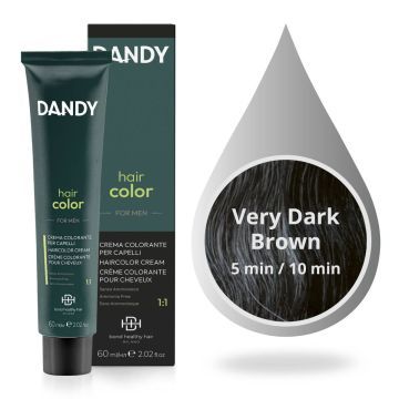 Dandy Hair Color 2 Zeer Donkerbruin 60ml