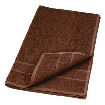 Bobtuo Katoenen Handdoek Bruin 50x85cm