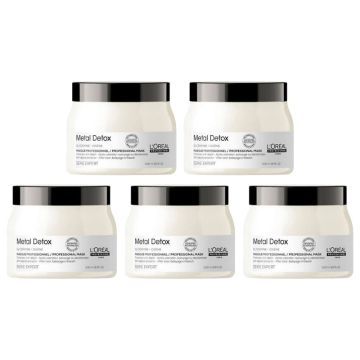 5x L'Oréal Serie Expert Metal Detox Mask 500ml