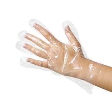Comair Handschoenen plastic heren clear 100st
