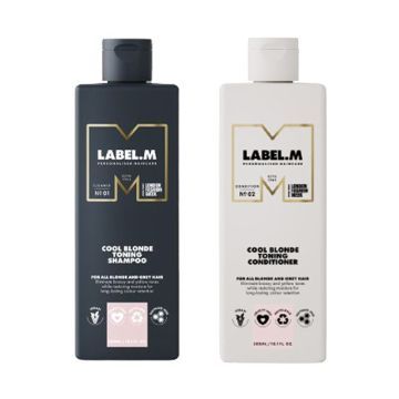 Label.m Cool Blonde Toning Shampoo 300ml + Conditioner 300ml