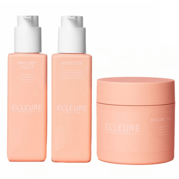 Elleure Brillant Violet Blond 1-2-3 haircare routine pakket