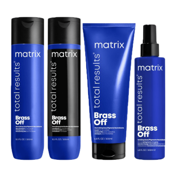 Gekleurd haar pakket Matrix Total Results Brass Off