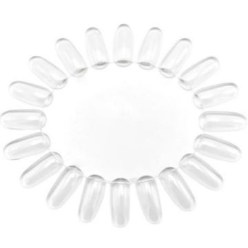 NailPerfect Color Wheel Oval Clear 20 tips