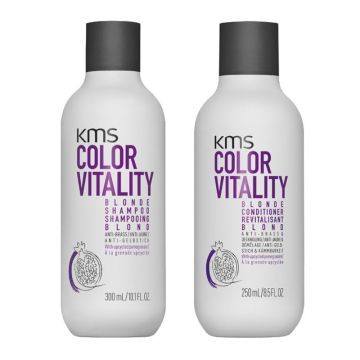 KMS ColorVitality Blonde Shampoo 300ml + Conditioner 250ml