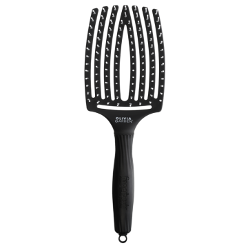Olivia Garden Fingerbrush Care Iconic Nylon Black Large