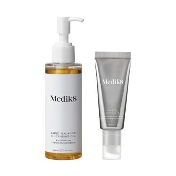  Medik8 Lipid-Balance Cleansing Oil 140ml + Crystal Retinal 3 30ml