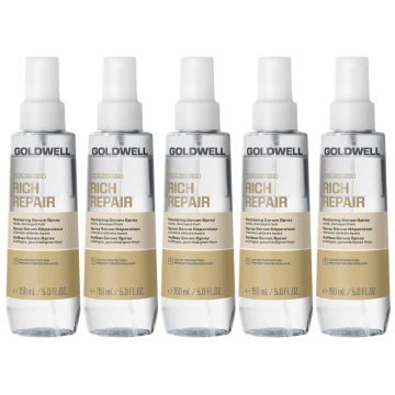 5x Goldwell Dualsenses Rich Repair Restoring Serum Spray 150ml