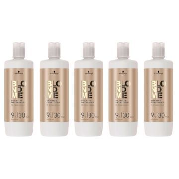 5x Schwarzkopf Blond Me Premium Developer 9% 1000ml