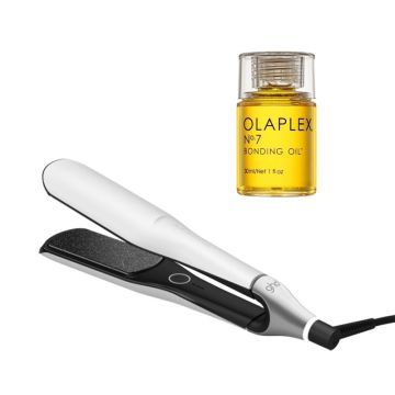  ghd Chronos Max Styler White + Olaplex No.7 Bonding Oil 30ml