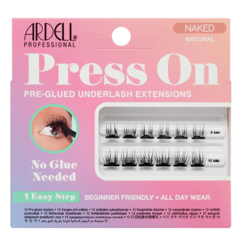 Ardell Press On Pre-Glued Underlash Extensions Naked Natural Mini Set